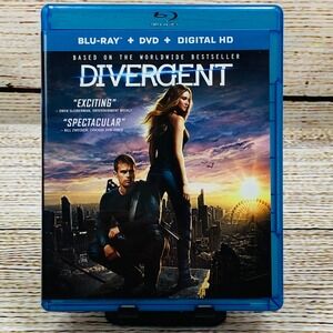 Divergent‎ [Blu-Ray + DVD 2014] Movie Based on Worldwide Bestseller